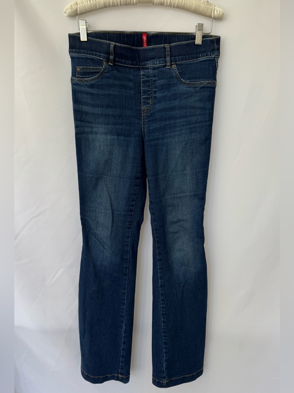 SPANX Dark Blue Denim Jeans in Medium